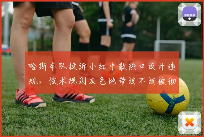哈斯车队投诉小红牛散热口设计违规,技术规则灰色地带该不该被彻底封堵?